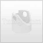 T6-100-202/A верхняя часть втулки Полиэтилен