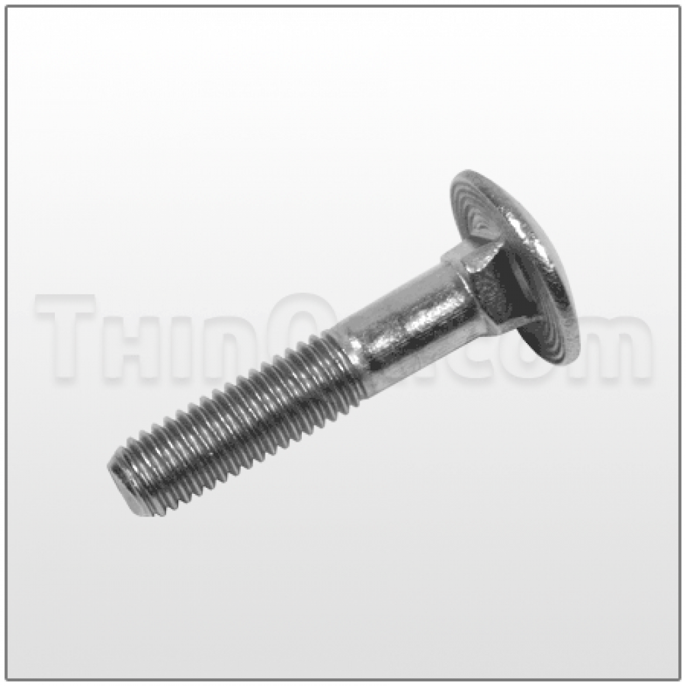 Carriage bolt (TV354B) УЛЕРОДИСТАЯ СТАЛЬ (ОЦИНКОВАННАЯ ПЛАСТИНА)